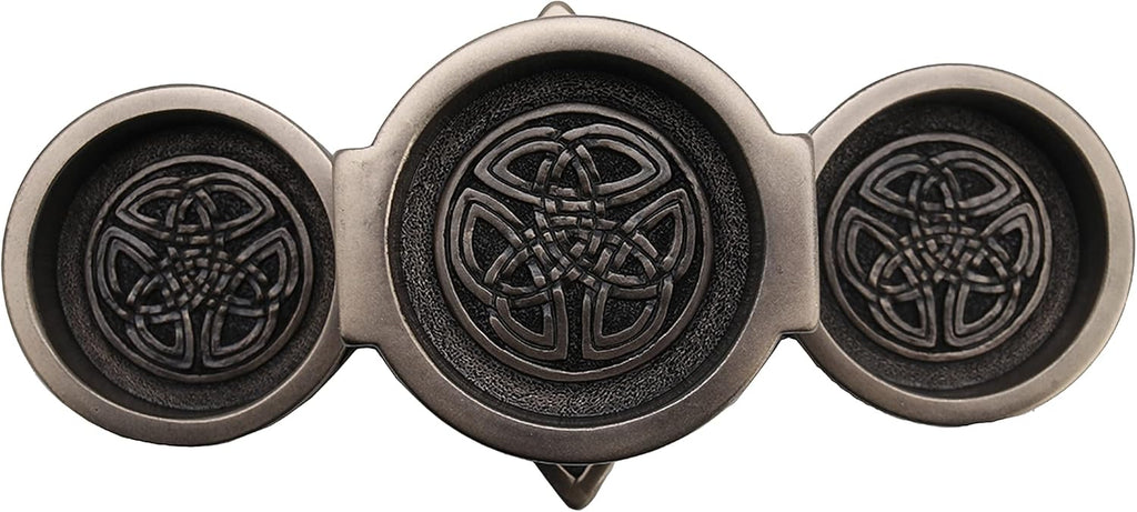 Mjolnir Triple Tealight Candle Holder Viking Decor
