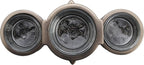 Mjolnir Triple Tealight Candle Holder Viking Decor