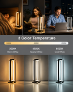 Modern LED Table Lamp with Dimmable Dual-Frame Design