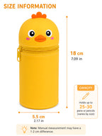 Duck Silicone Pencil Case – Cute Large Capacity Organizer